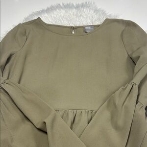 ASOS Olive Long Sleeve Dress Size 6